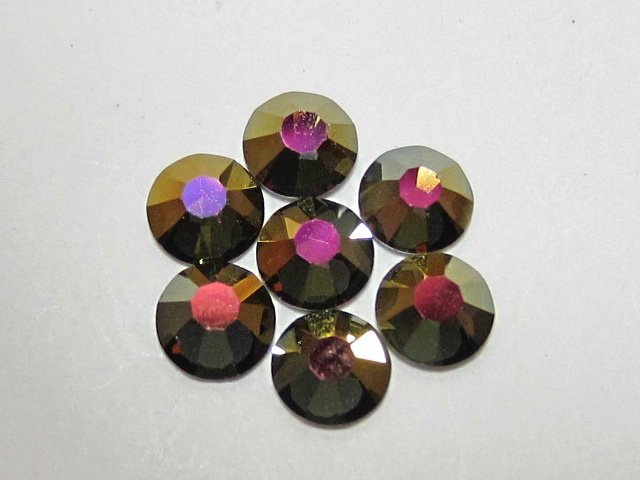 72 pcs. 20ss LIGHT SMOKED TOPAZ IRIS MIST (maxima) FLATBACK PRECIOSA Rhinestones